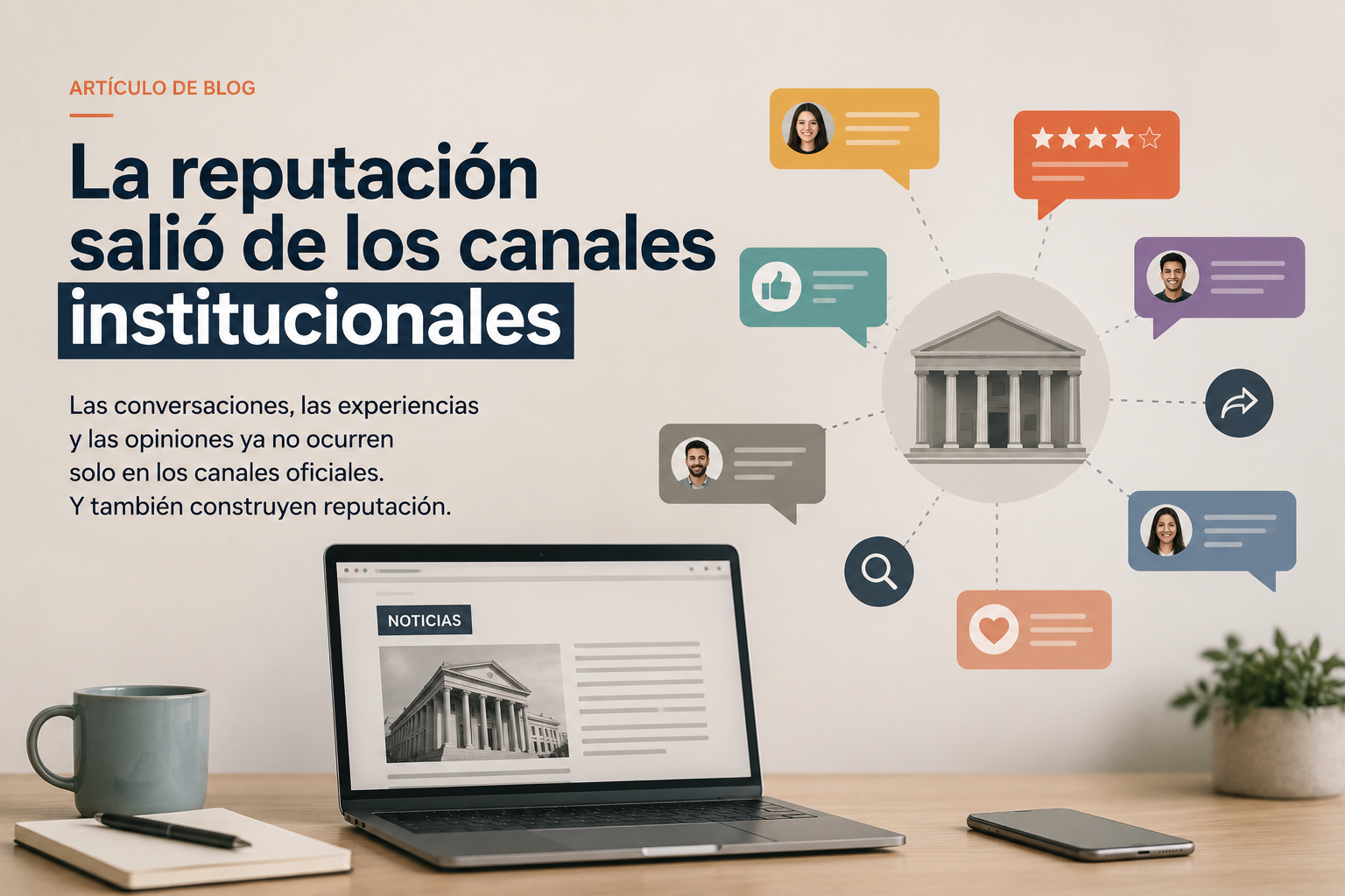 La reputación salió de los canales institucionales